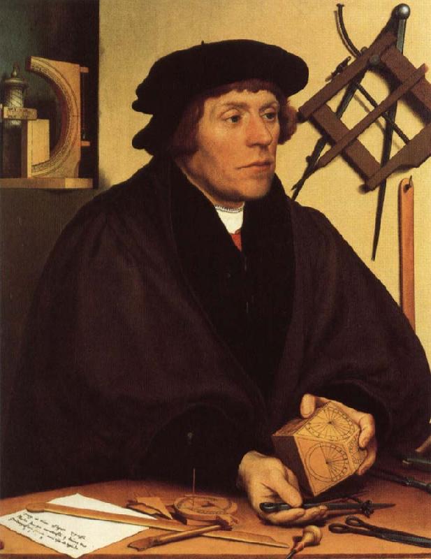 Hans Holbein Portrait of Nikolaus Kratzer oil painting picture